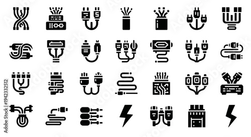 Collection of timer and stopwatch icons representing time management, punctuality, and productivity, ideal for business and technology applications