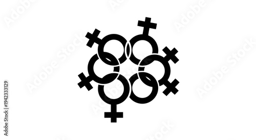 A symbol representing various gender identities and equality