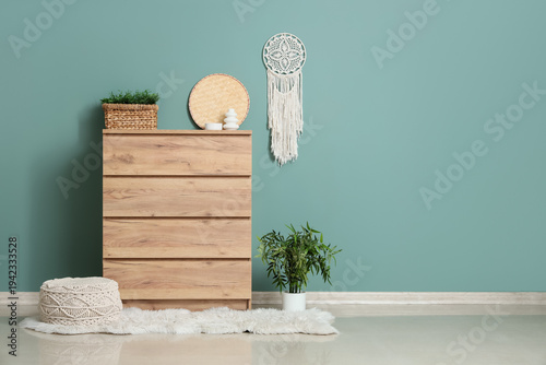 Interior of stylish room wi...