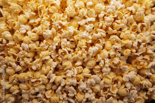 Bilde på lerret buttery popcorn texture