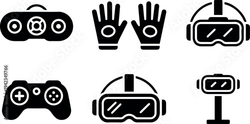 VR headset icons pack