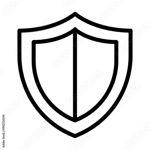 Classic shield emblem representing overall defense and safety in a cybersecurity context
