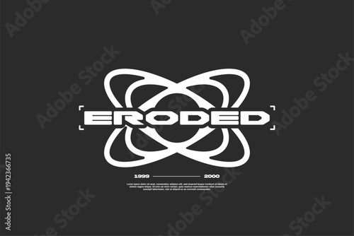 eroded streetwear modern template asset