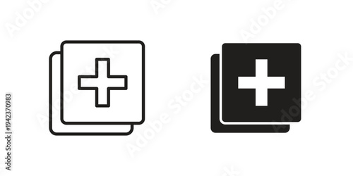 Add apps icon for web and mobile app. Vector icons