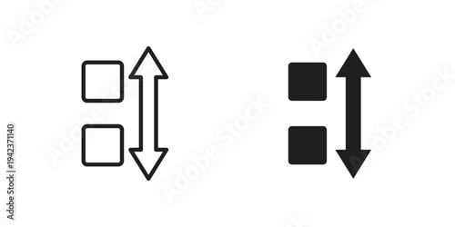 Apps sort icon for web and mobile app. Vector icons