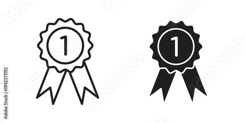 Badge icon for web and mobile app. Vector icons