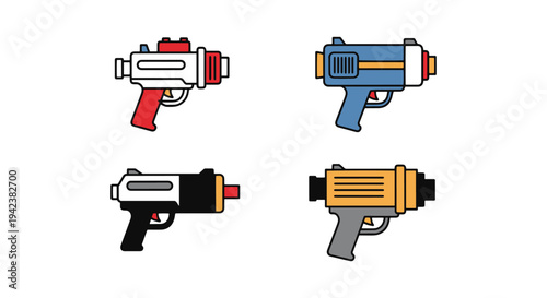 Arm Blaster Line art vector clean abstract artistic