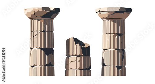 Ancient Greek Columns: Ruined Pillars of Classical Architecture