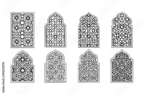Islamic Ornament Architecture Vector Illustration Artwork