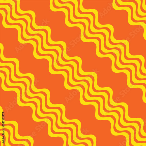 abstract yellow and orange colour diagonal wave pattern for web banners, posters, cards, Wallpaper, backdrops, sites..