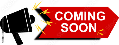 Coming Soon Icon – Website Launch Notification, Product Release Announcement Vector
