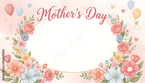 Wallpaper Mural Mother’s Day Floral Greeting Card Design
 Torontodigital.ca