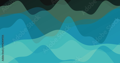 vector illustration of a abstract background with mountains