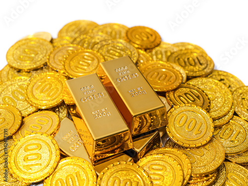 Lots of gold and coins.