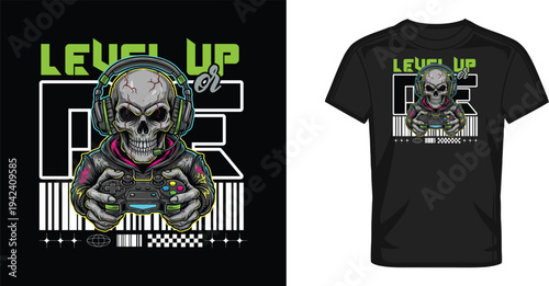 Urban Streetwear Graphic T-Shirt Design Bold Modern Street Style