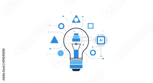 Light Bulb Idea Innovation Concept Illustration.