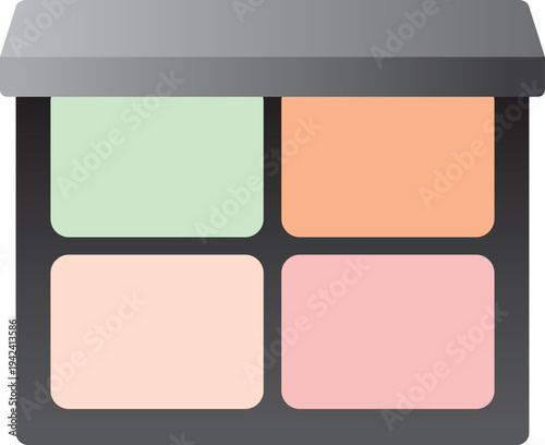 多色タイプのカラーコンシーラーパレット