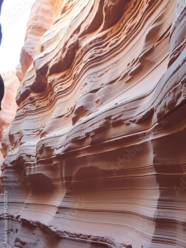 Sediment Stratification in Canyon Walls