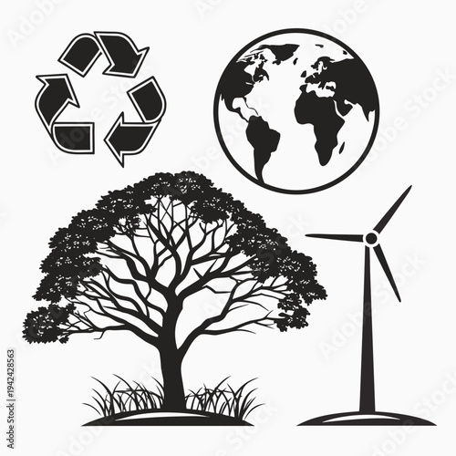 Environmental Conservation Symbols