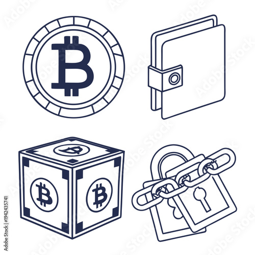 Bitcoin Security Icons