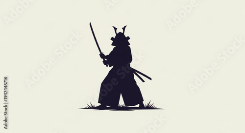 Samurai holding Katana