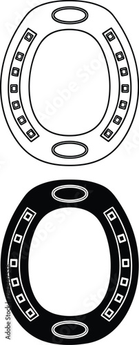 Casino poker chip outline and silhouette set, gambling token icon, betting game symbol, casino element vector illustration