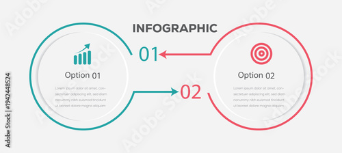 Circle arrows modern infographic set. Vector set template infographic circle.  Vector Infographic . 