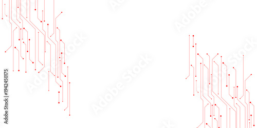 Abstract digital technology futuristic internet network speed connection white background.