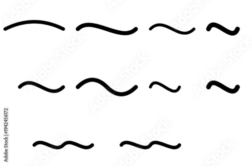 Structured black grid line patterns