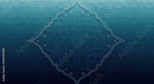 Diamond Shape Geometric Pattern on Water Surface.