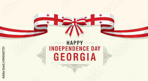 Georgia Independence Day Celebration Design Element 1.