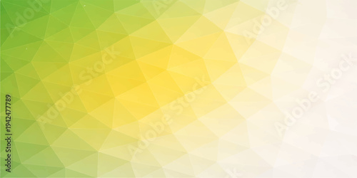 Abstract colorful geometric background design featuring a seamless mosaic pattern of blue and yellow triangle shapes for a modern technology wallpaper illustration