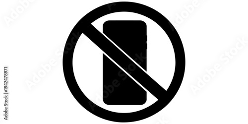 A vector illustration of a prohibited red circle icon set including no smoking, no parking, and no fishing signs isolated on white for safety warning and traffic prohibition