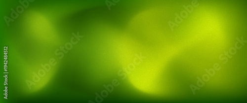 Abstract chartreuse lime green background. Ombre gradient colors. Bright and vibrant electric neon acid light shades. Grunge vector with grainy noise.