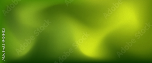 Abstract chartreuse lime green background. Ombre gradient colors. Bright and vibrant electric neon acid light shades. Grunge vector with grainy noise.