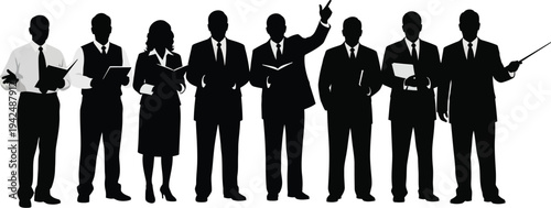 Business conference people vector