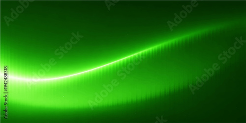 Abstract an illuminating neon green light elegantly dances across a minimalist background, evoking a sense of modernity and vibrancy.