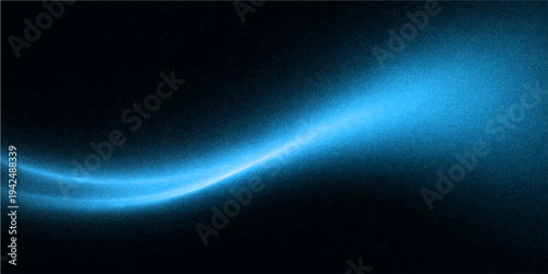 Abstract illustration of a luminous blue wave against a dark background, evoking a sense of tranquility.