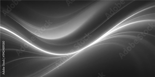 Abstract, a mesmerizing display of flowing, ethereal lines and waves dance gracefully, their luminous forms illuminated against a backdrop of varying shades.
