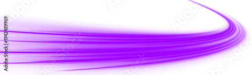 Minimal purple glowing trail with soft illumination and smooth motion, perfect for clean modern digital layouts. png