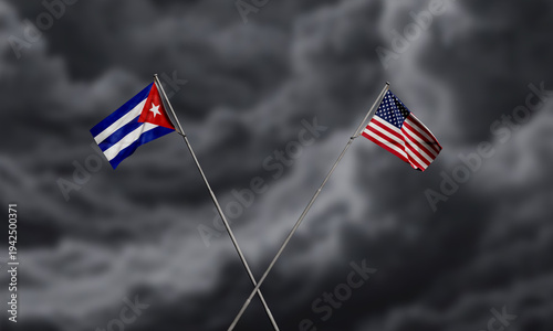 Photography cuba cuban country national flag us usa united state america politic government