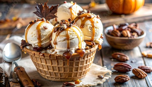 Maple Pecan Ice Cream