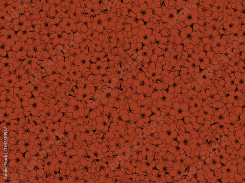 red flowers, pattern, rose