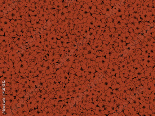 red flowers, pattern, rose