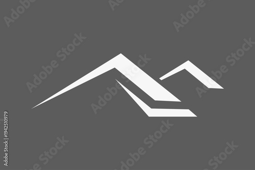 Minimalist modern home living logo 