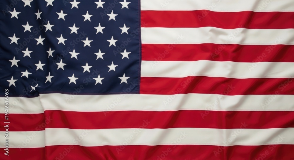 Fototapeta premium Flag day celebration with the american flag on display