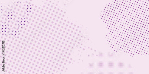Abstract Pattern of Pink Dots on a Light Purple Background.