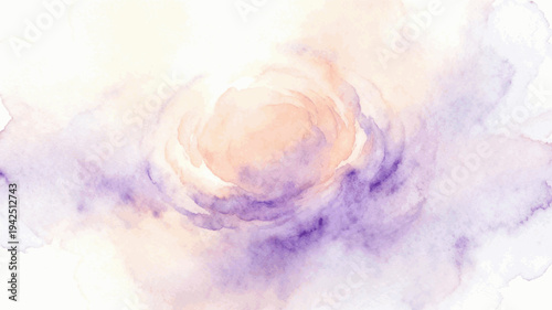 Pale Swirl Gentle Watercolor Swirl isolated watercolor vector illustration svg