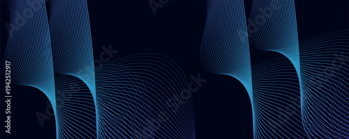 Abstract background with wavy lines. Vector illustration
