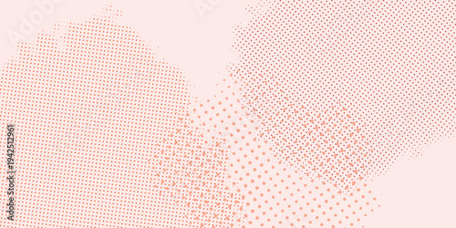 Abstract Geometric Pattern with Soft Pink and Peach Hues.